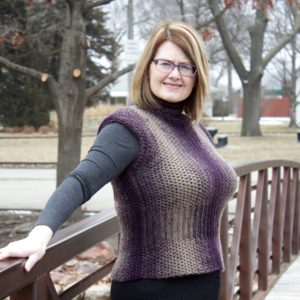 Simply Sophisticated Scarfie Sweater free crochet pattern