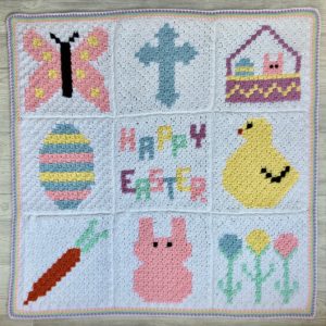 Easter C2C Blanket CAL Part 10 Joining & Border instructions