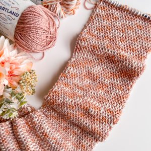 Tunisian Full Stitch Crochet Scarf