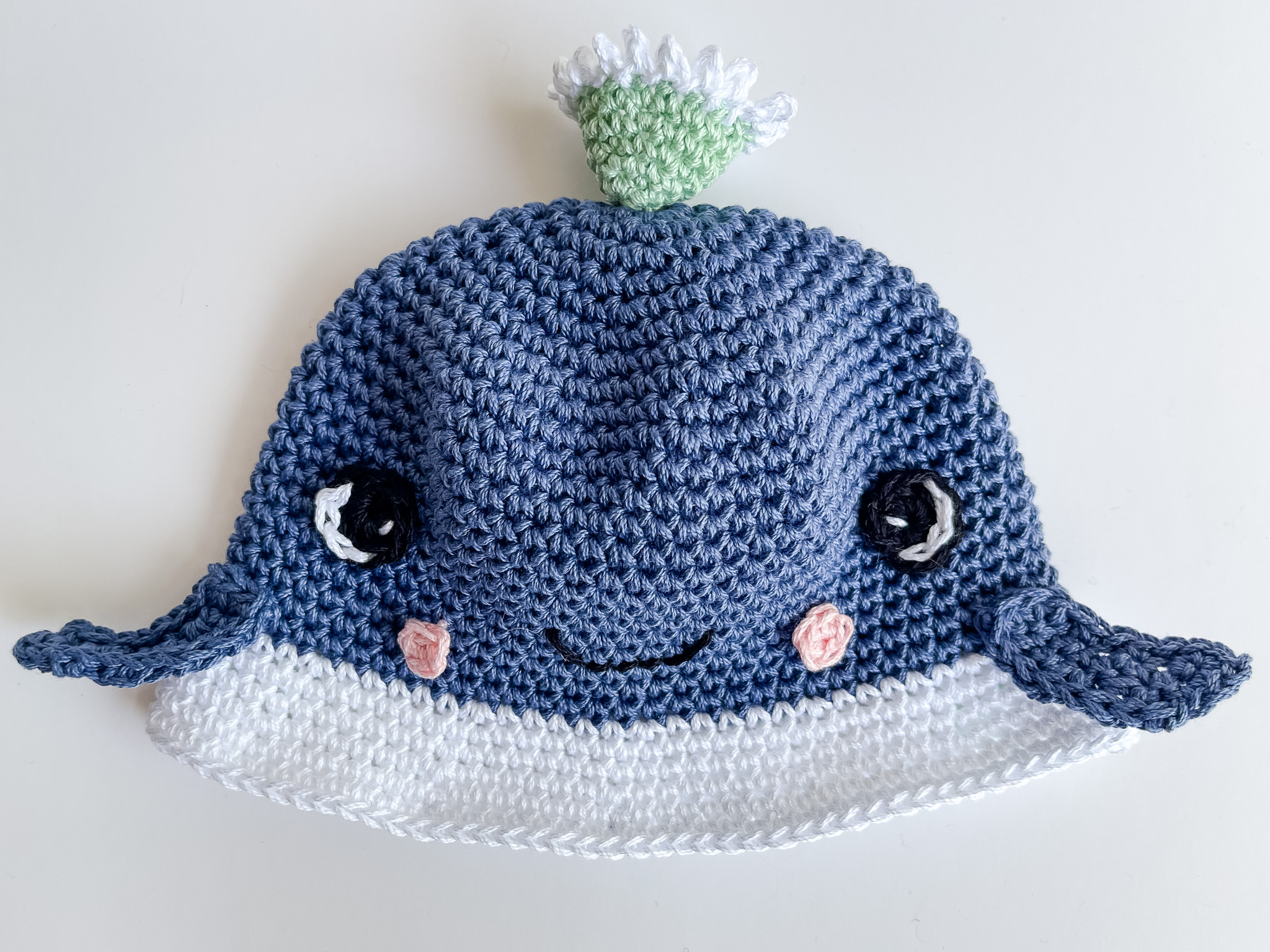 Blue Whale Bucket Hat Pattern